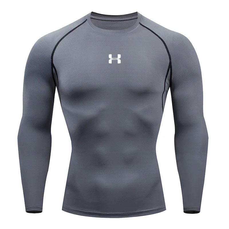 Men Running Compression T-shirt