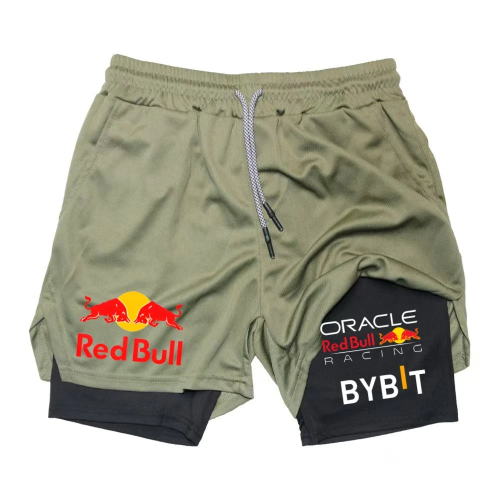 Red Bull Style Running Shorts
