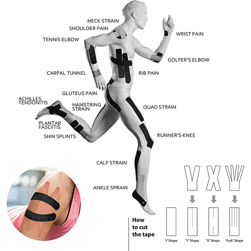5cm*5m Sport Kinesiology Tape Athletic