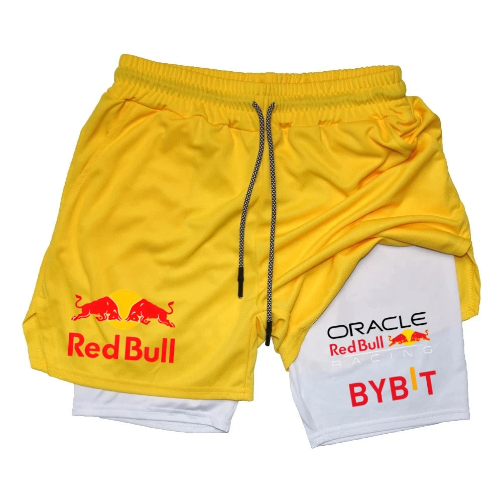 Red Bull Style Running Shorts