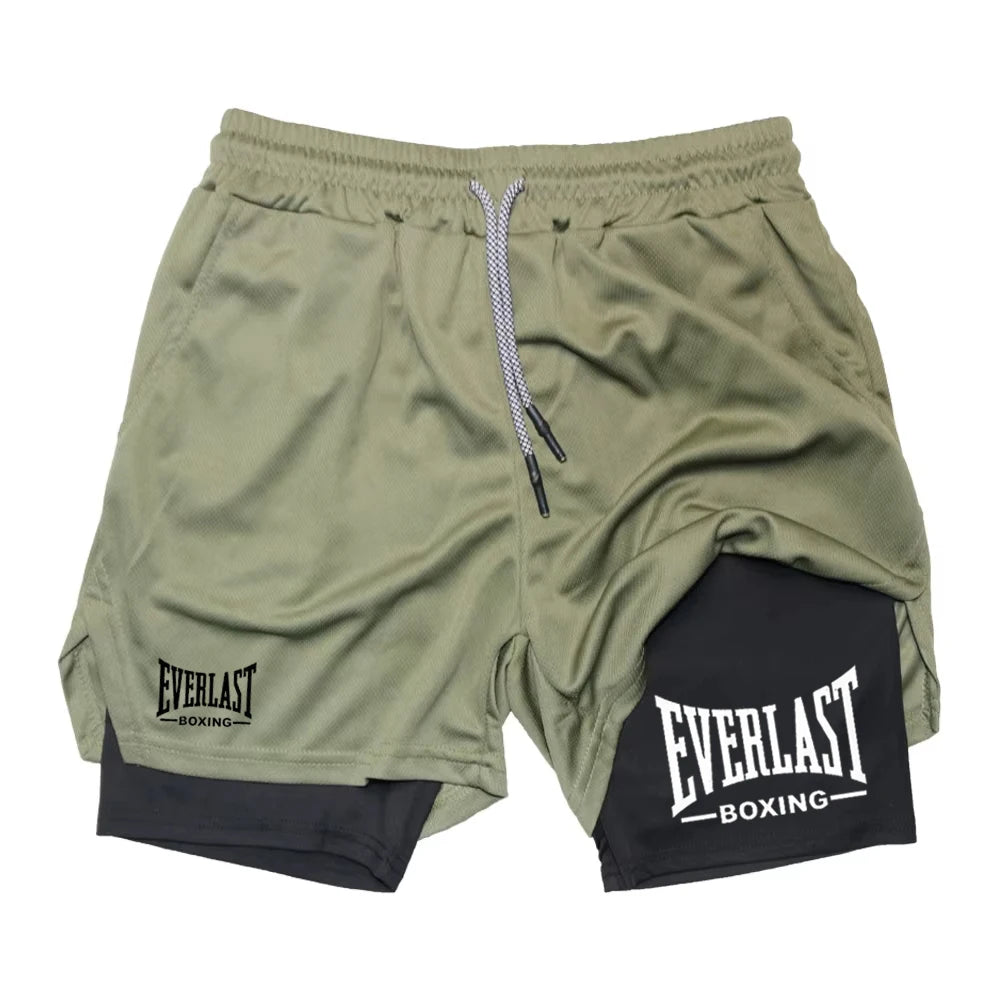 Men's compression gym shorts